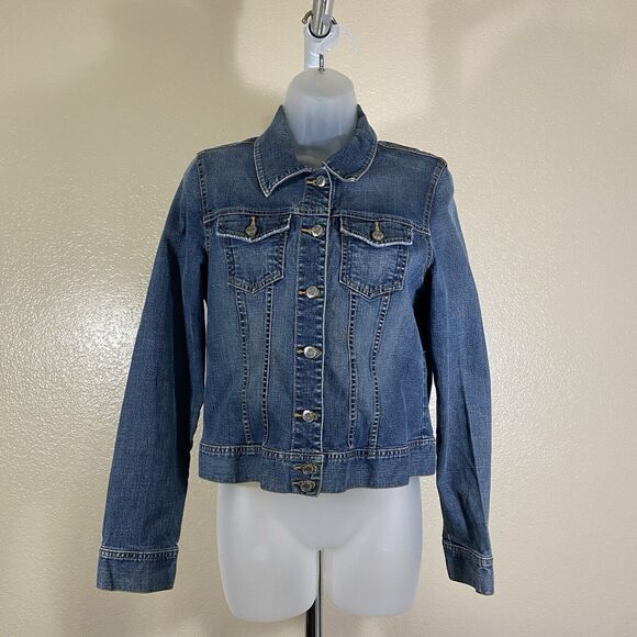 Old Navy Women’s Denim Jean Jacket, Size Medium - Picture 1 of 8